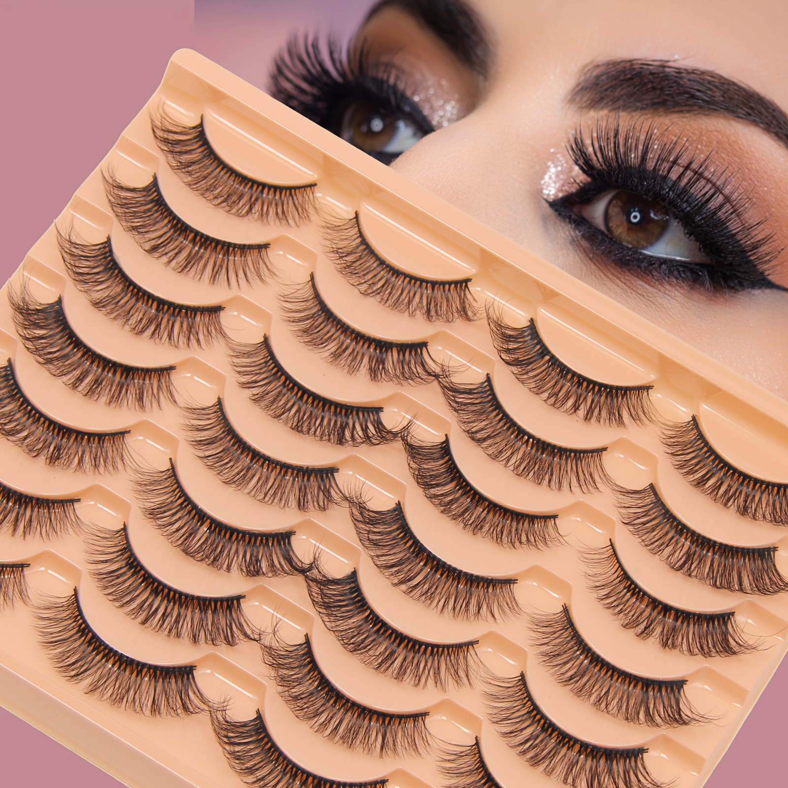 

3d Fluffy False Eyelashes - , Reusable & -free For