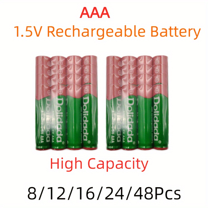 Baterías recargables de 9 V, baterías de iones de litio de alta capacidad  de 1300 mAh de larga duración de 9 voltios con cable de carga rápida USB C  2 en 1 para alarmas de humo, micrófono, : Salud y Hogar 