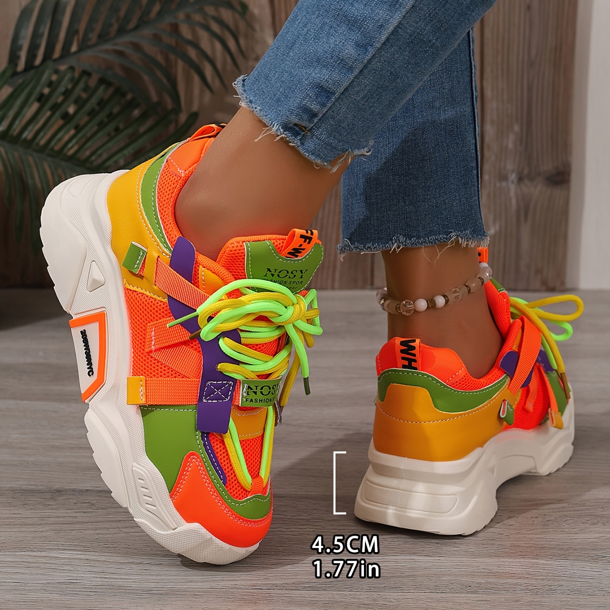 womens neon glow in dark sneakers neon purple Temu Germany