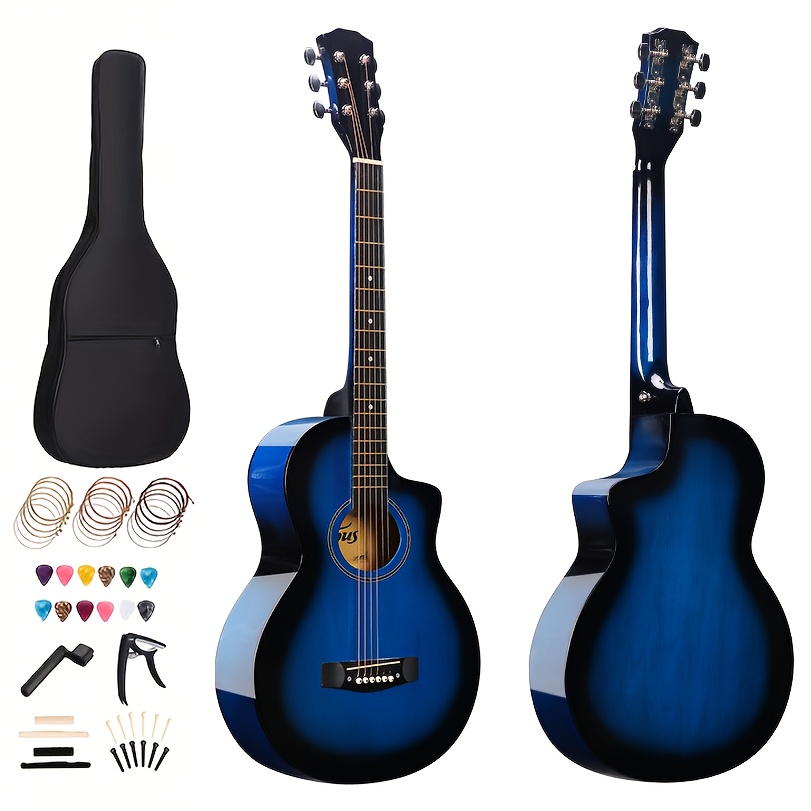 Complete Acoustic Guitar for Beginners, 38 Inches, Wooden Guitar... product image 14