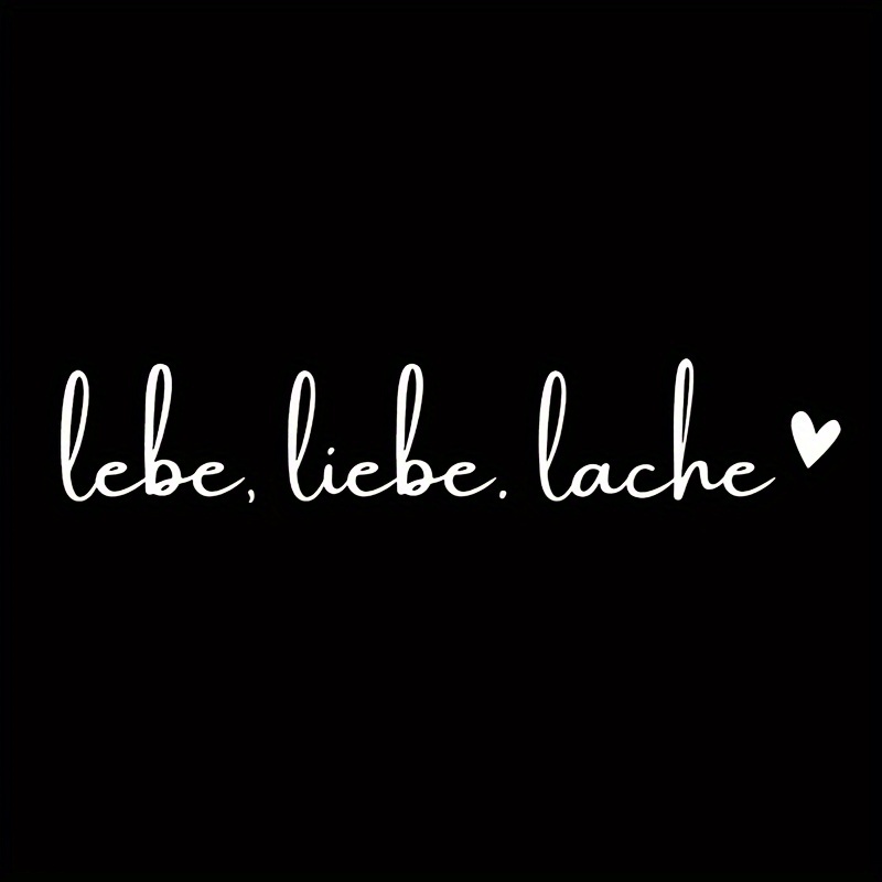 Image of Sticker Mirror Saying "live, Love, Laugh" Bathroom Sticker Car Sticker Car Decal