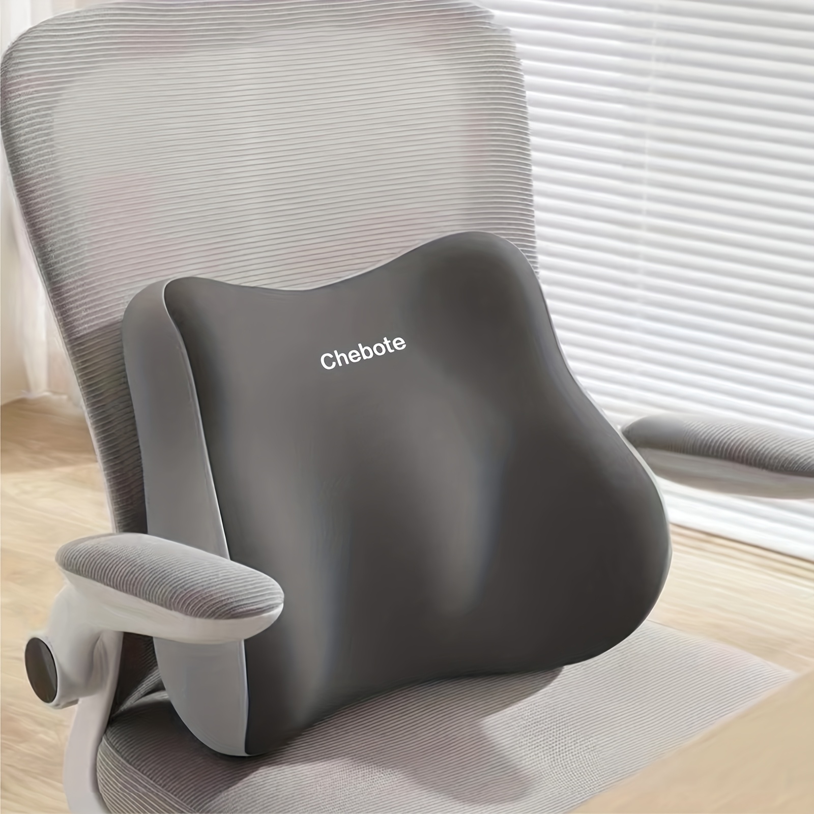 ergonomic lumbar support pillow for office chair memory foam back support cushion for lower back pain relief posture correction breathable mesh for desk chair car seat waist support pad