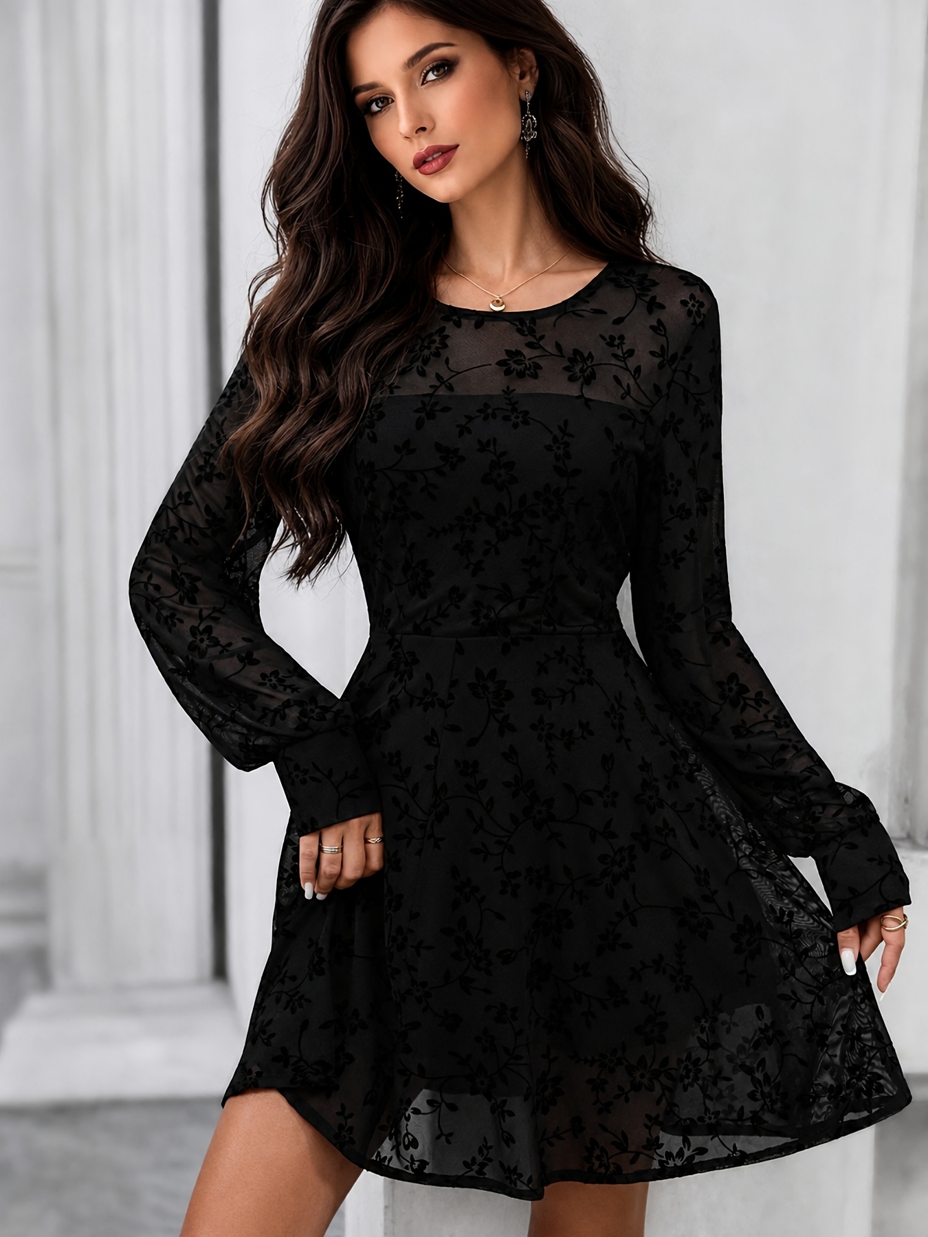 girl black sweater dress Baltic Born Womens Margaux | Pick Model:Model 5 Collection_Costume school events Show Me Your Mumu