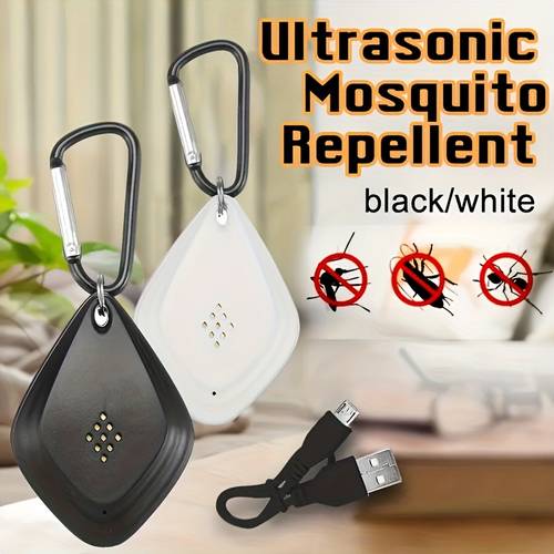 usb mini insect repellent intelligent variable frequency mosquitoes fleas abs material portable for travel camping home garden