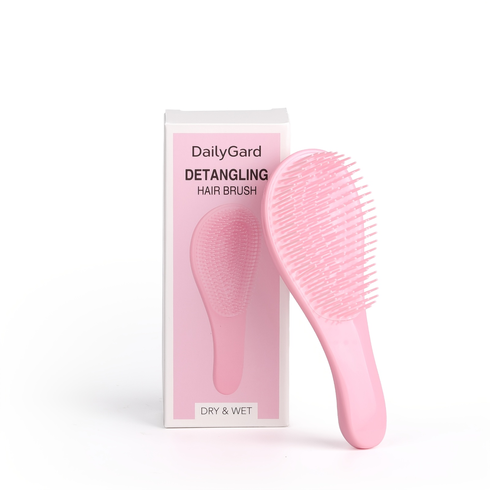 1pc Detangling Hair Brush, Soft Flexible Bristle Smoothing Comb With Scalp Massage, Anti- Hairbrush For Wet And Dry Hair, Hair Care Styling Tool