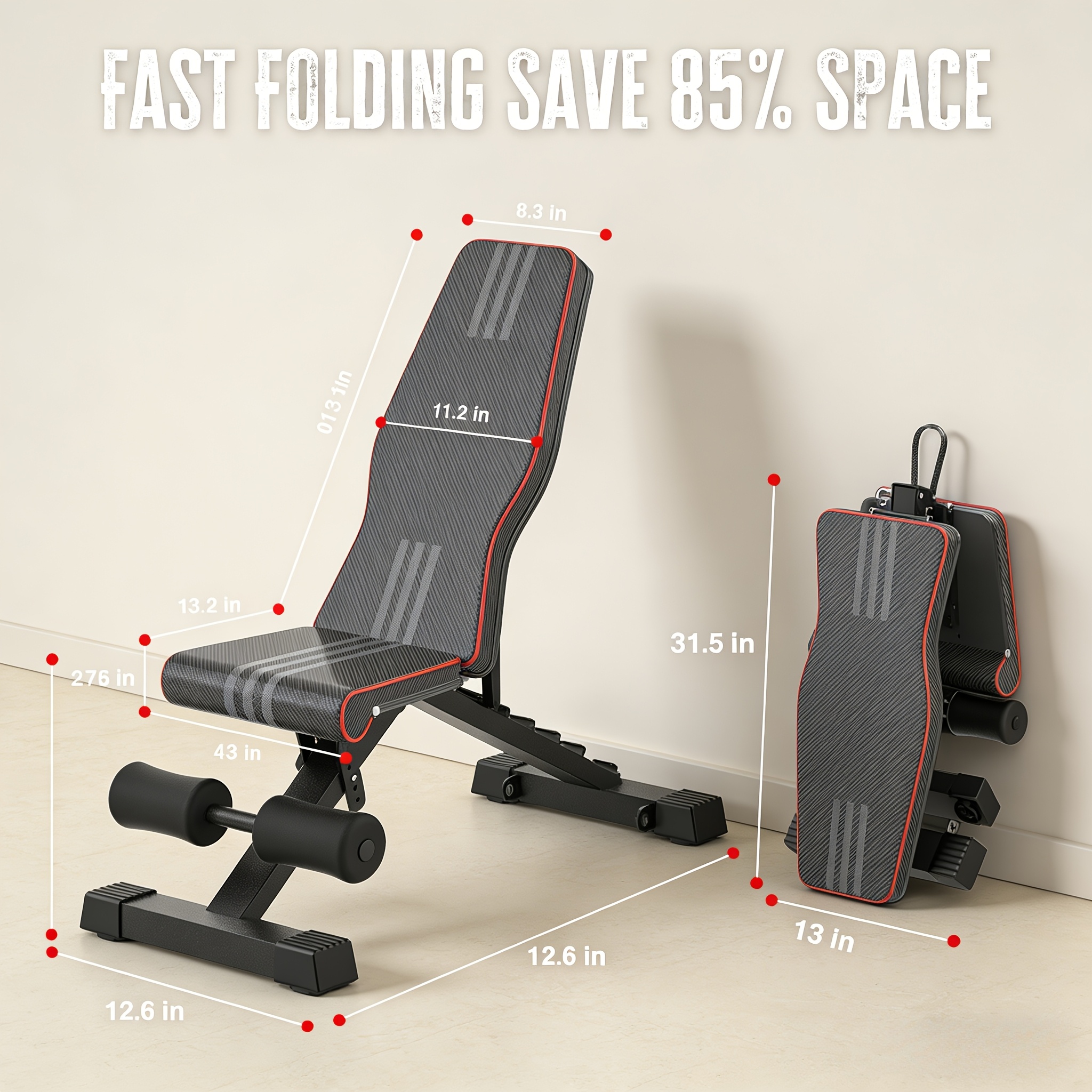 Adjustable Weight Bench for Full Body Strength Training