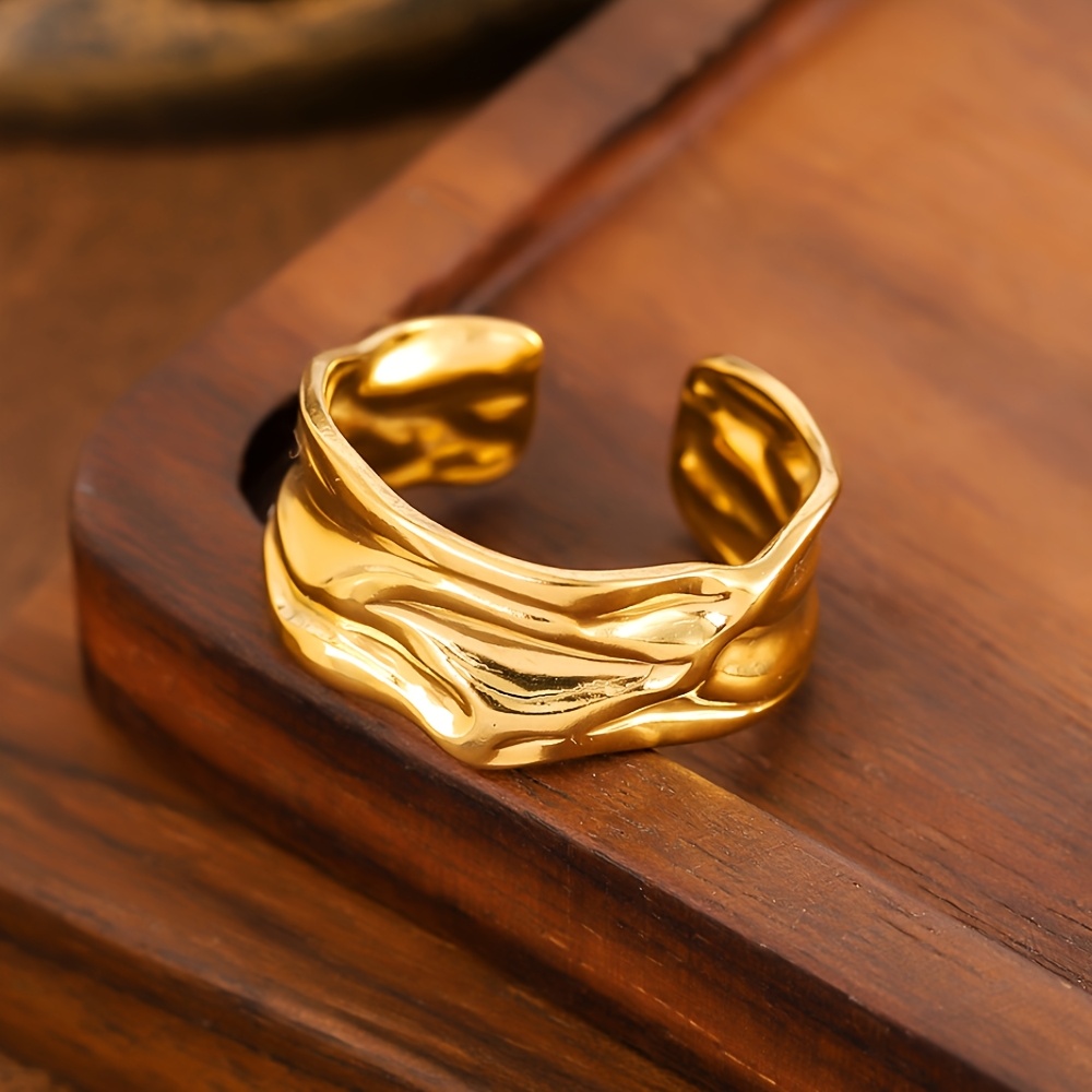 Women's Creative Heavy-Duty Metal Irregular Ring