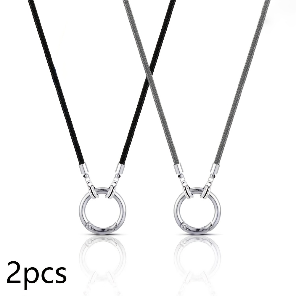 E-shop 2 Stk. 2 Stk. Geflochtene Brillenkette Halsband - -Sturz-Schlaufe passend für Brillen, Unisex für Männer & Frauen, bequemer Brillenhalter für