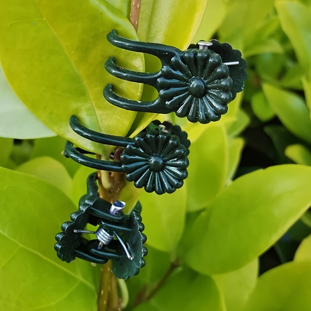 

10//100pcs, Plastic Plant Support Clips Orchid Stem Clip For Vine Support Vegetables Flower Tied Bundle Branch Clamping Garden Tool