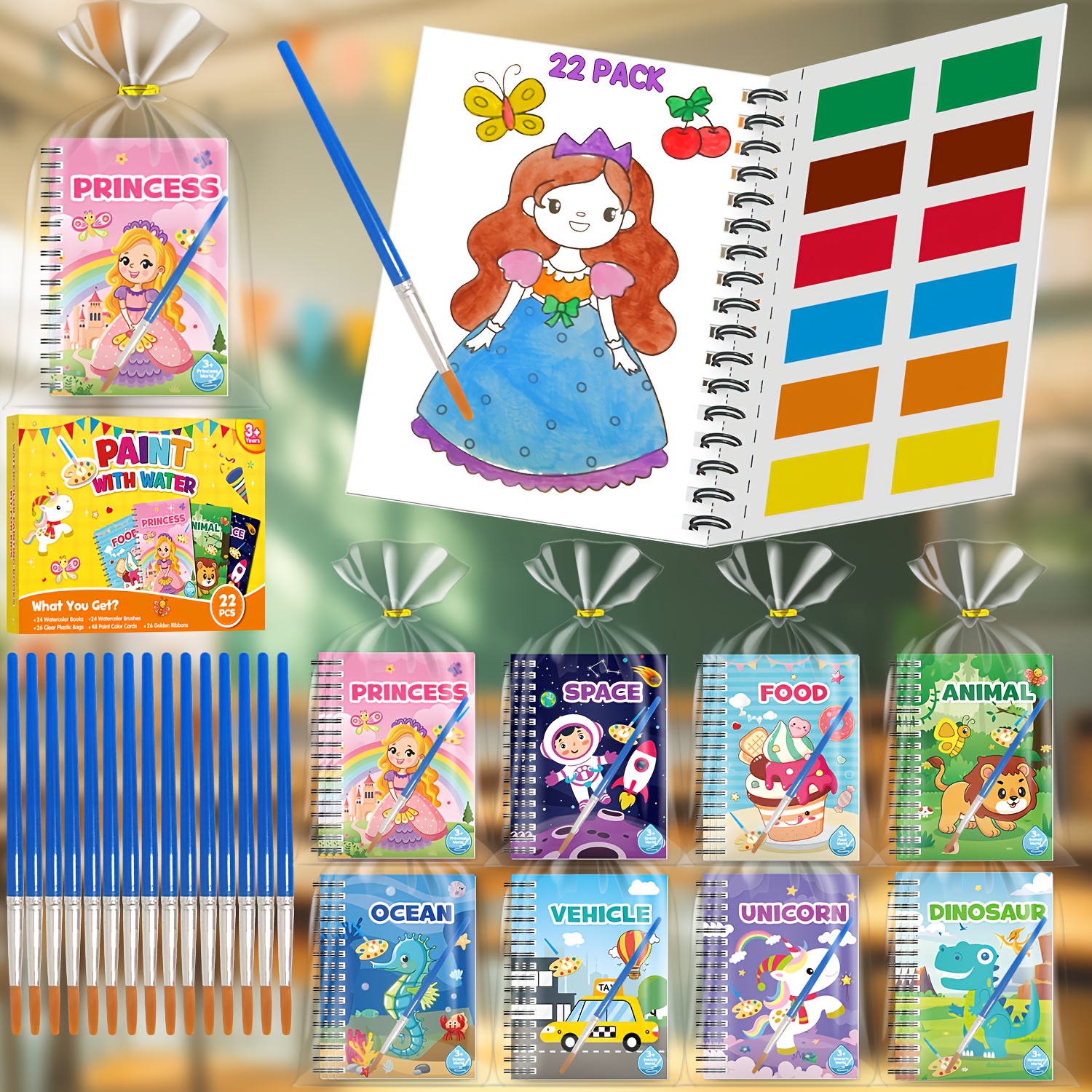 TEMU Books For Kids Party Favors - Bulk Mini Coloring Books 4-8, Small Activity Books For Art Crafts Classroom Birthday Return Gifts Christmas