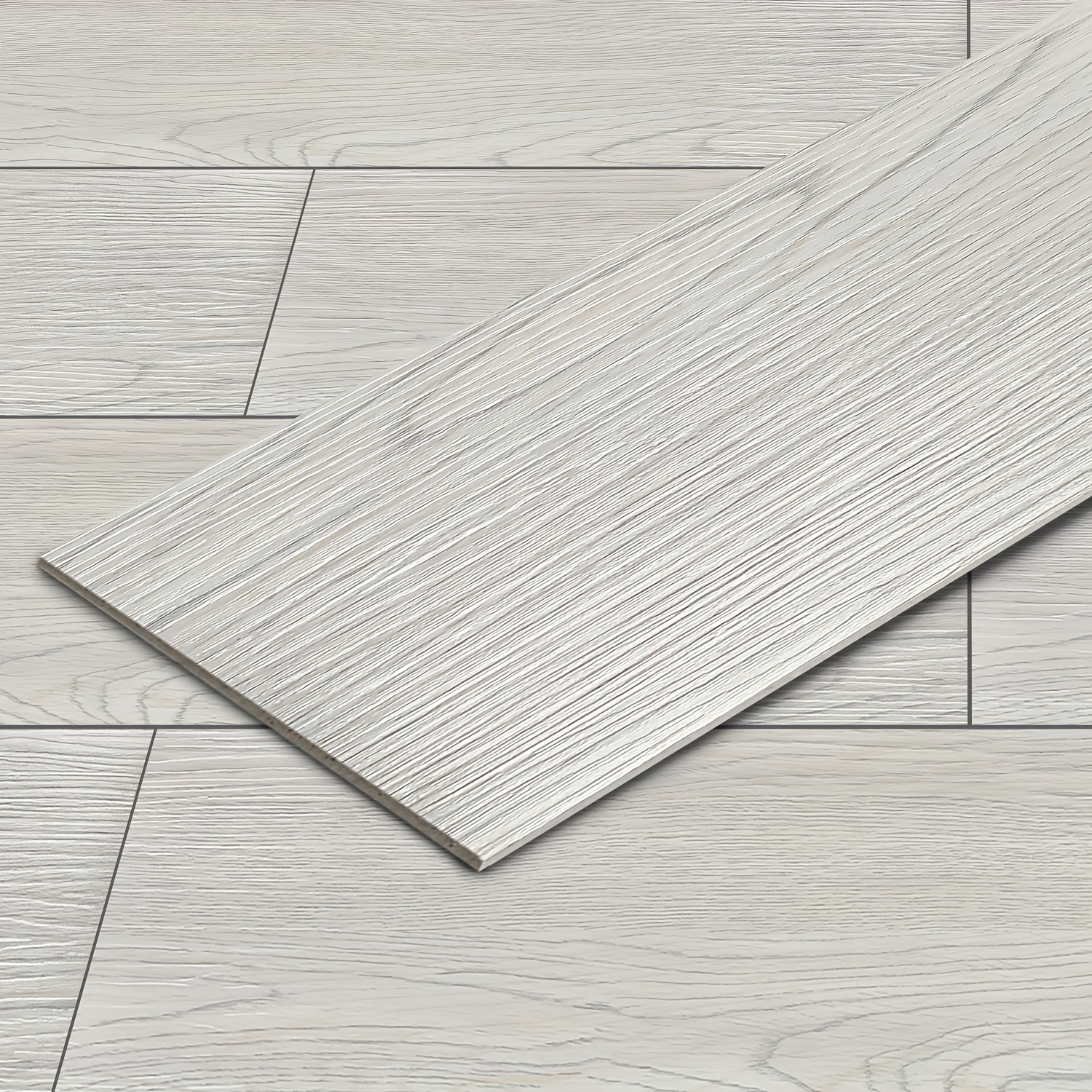 TEMU Lot de 18 carreaux de sol autocollants en PVC 91,44*15,24*0,2 cm (JFJC) disponibles en couleurs : , foncé et marron bois.