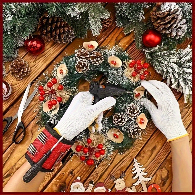 TEMU 1pc Bracelet Magnétique avec Aimant Puissant, pour Maintenir Vis, Clous, Forets - Meilleur Cadeau de Noël Unique pour Hommes