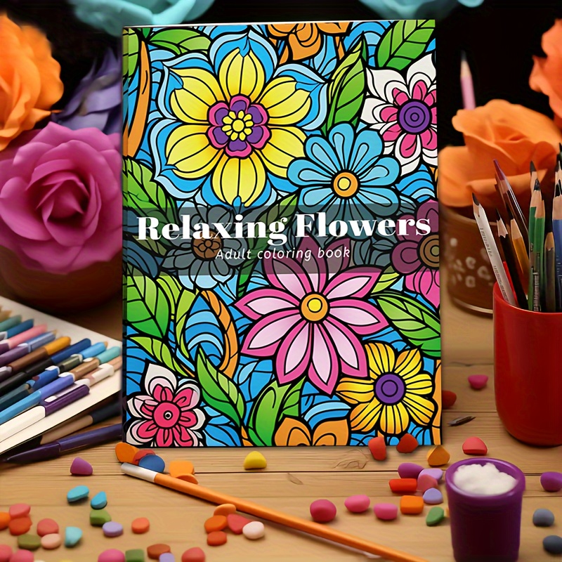 

1pc Book For Adults To Relax And Color, Suitable For Holidays, Birthdays, And Parties, With Innovative Upgrades And Thickened Paper Of 22 Pages