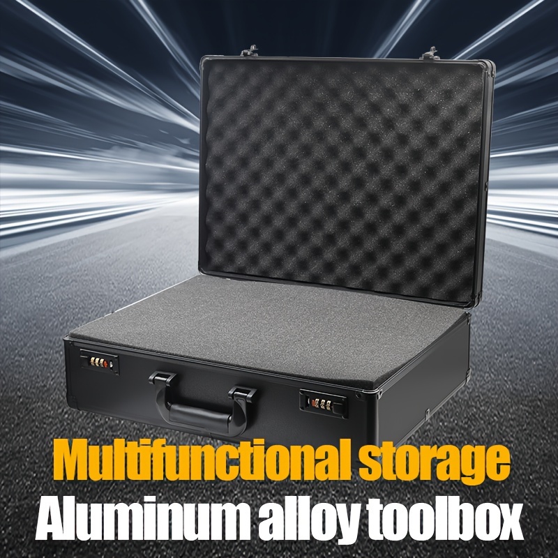 Portable ToolBox Aluminum Alloy Hard Case Drawer Type Tool Box