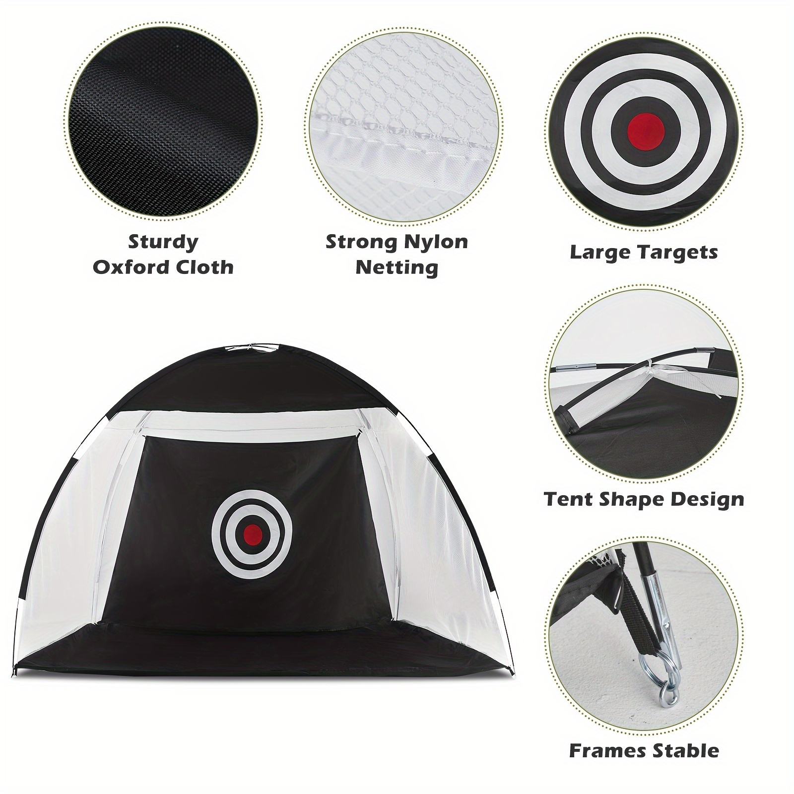 Portable Golf Hitting Net with Carry Bag