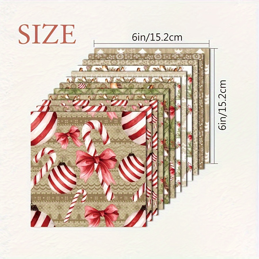 YASMEN Bloc De Papier Pour Scrapbooking – 15,2 X 15,2 Cm – Kit