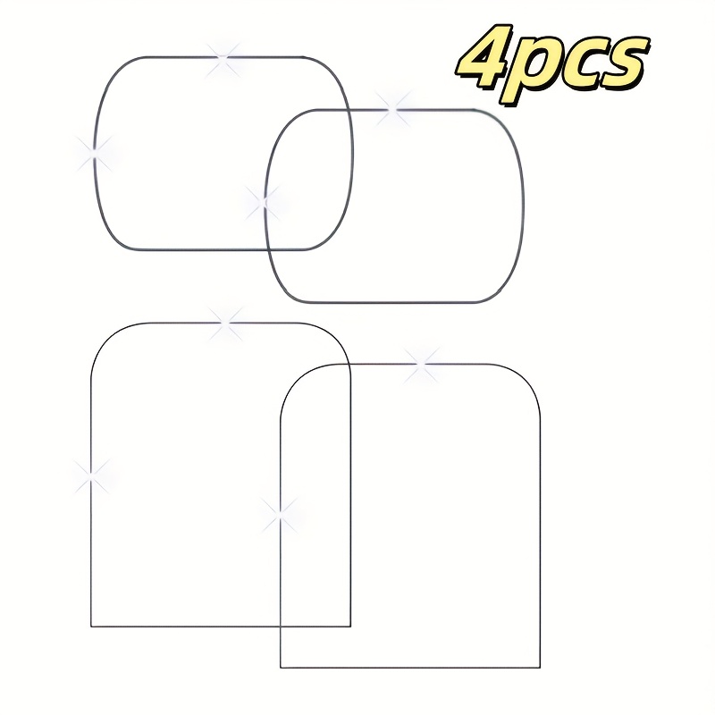TEMU 10pcs/6pcs/4pcs Lens Screen Protector Compatible With Pocket 3/2/1, Tempered Glass Film Additions, Ultra Clear Tempered Glass Screen Protector