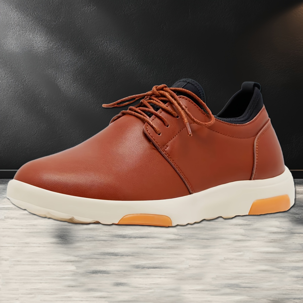 mens leather dress walking shoes comfortable fashion Temu