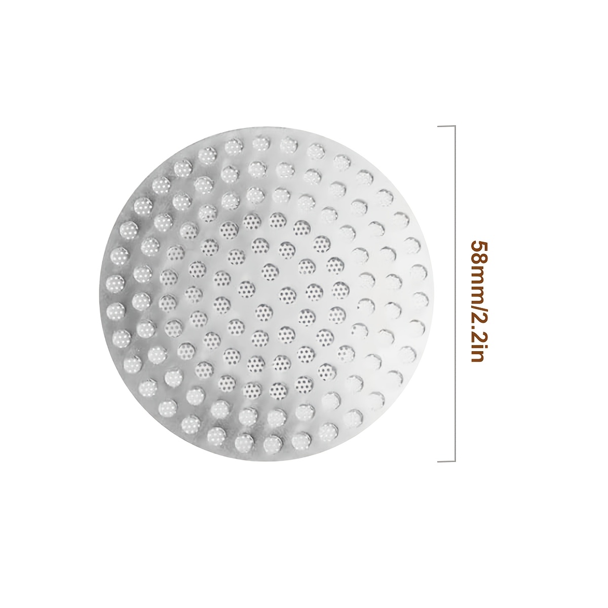 TEMU 51/53/58mm Espresso Puck Screen Dual Layer - 304 Stainless Steel Coffee Filter Reusable, 1.7mm Thick Portafilter Basket Screen, Ultra Thin Lower
