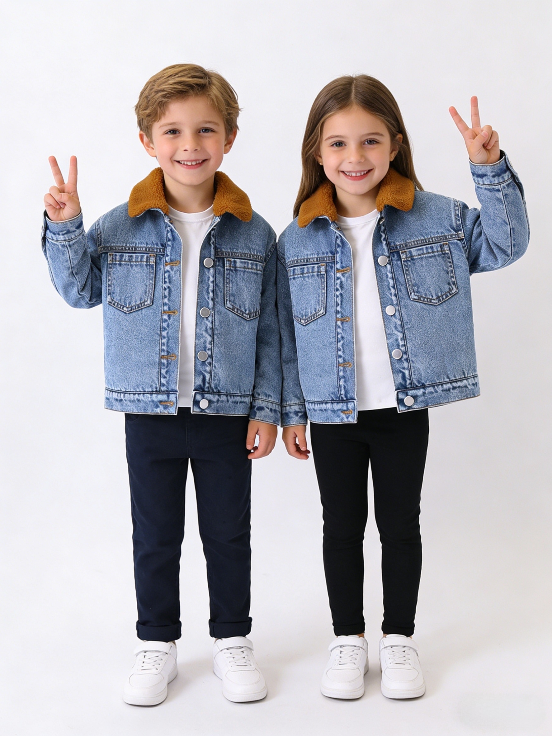 boys denim jacket sold on Temu Canada