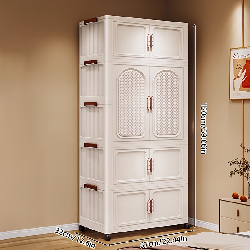 multifunctional closet organizer lid plastic storage bins - Temu