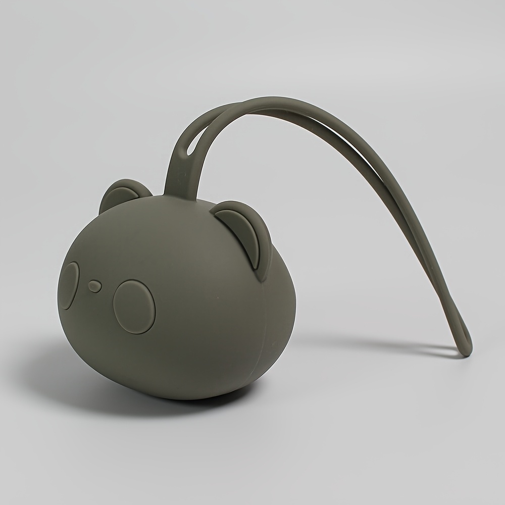 1pc BPA-free Newborn Silicone Cute Colorful Panda Pacifier Case (38g), Food-Grade Silicone for Boys and Girls' Strollers and Diaper Bags, Travel Bag for Travel Comfort, Cute Style Can also be used as mommy bag accessory, Thanksgiving theme