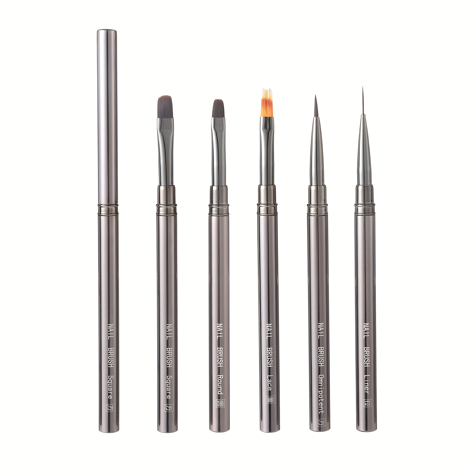 E-shop Maniküre-Linienzeichnungsstift, Feine Linie Hakenpinsel in Metallfarbe - Nageldesign-Geschenkset für Salons