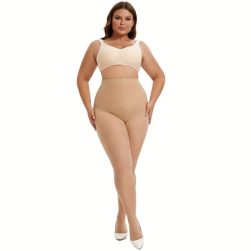 1 Pair of Women S Plus-Size Sheer Summer Tights, Lightweight, Soft, And Stretchy, with . , Fashionable, And Form-Fitting Tights Are in a of Sizes, Making Them for Any Occasion