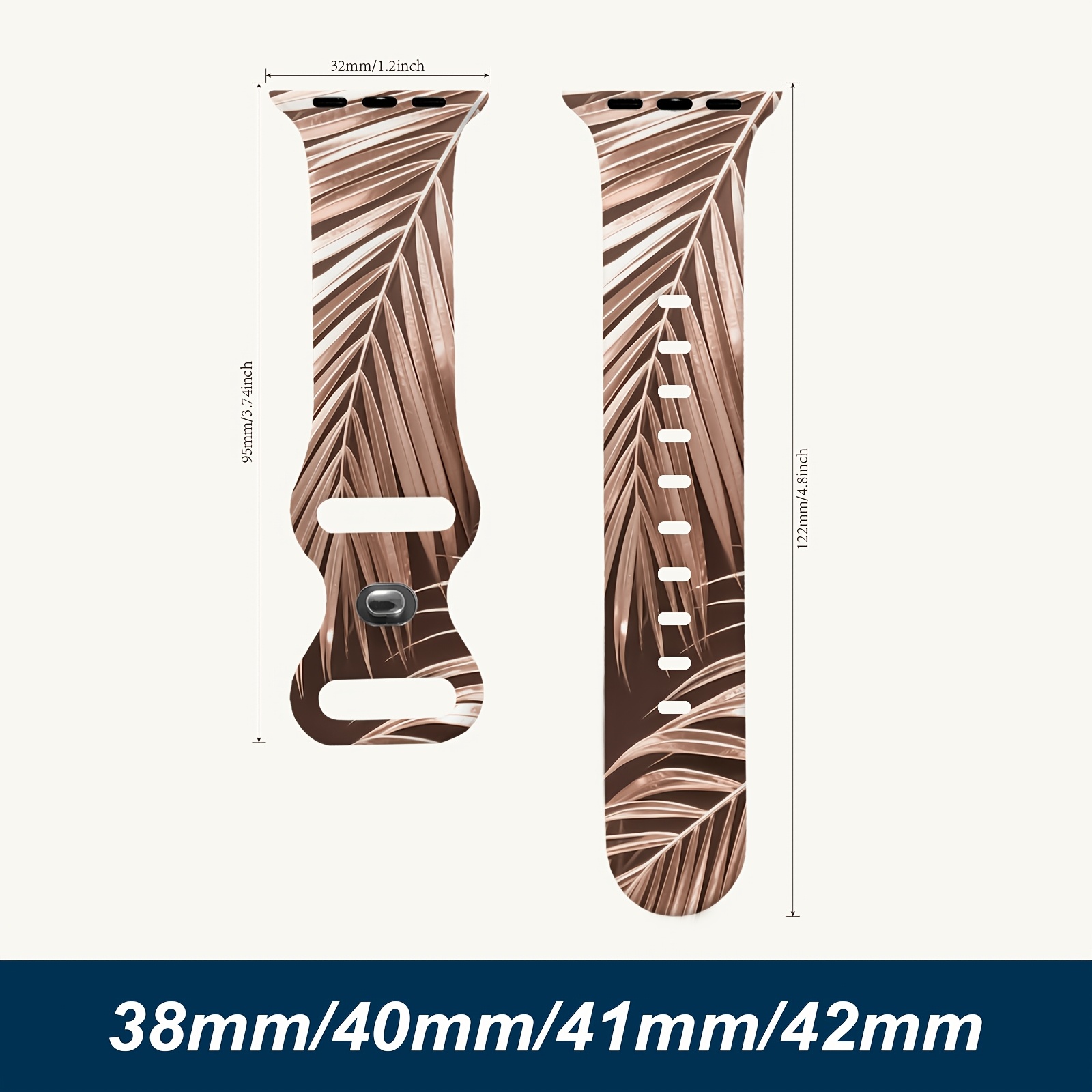 E-shop Blumenarmband kompatibel mit Apple Watch Armbändern 38mm 40mm 41mm 42mm 44mm 45mm 49mm für Damen Herren Geschenke ausgefallen schick niedlich