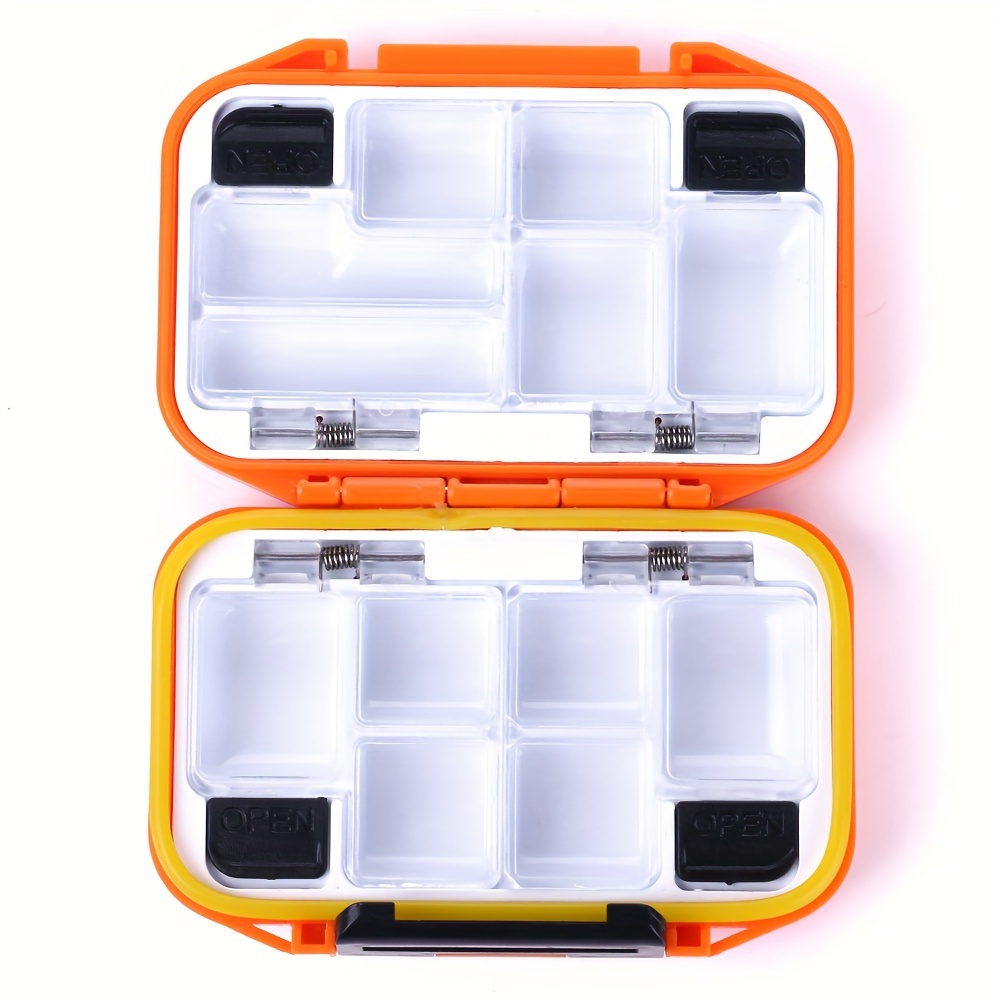 Portable Fishing Tackle Box With Detachable Dividers - 5 Grids For Lure  Storage And Organization - Sports & Outdoors - Temu Canada