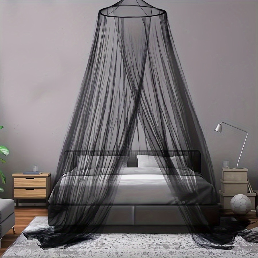 extra large white mosquito net canopy versatile for indoor outdoor use   camping   and garden protection fits single to   beds crib hanging bed net travel details 9