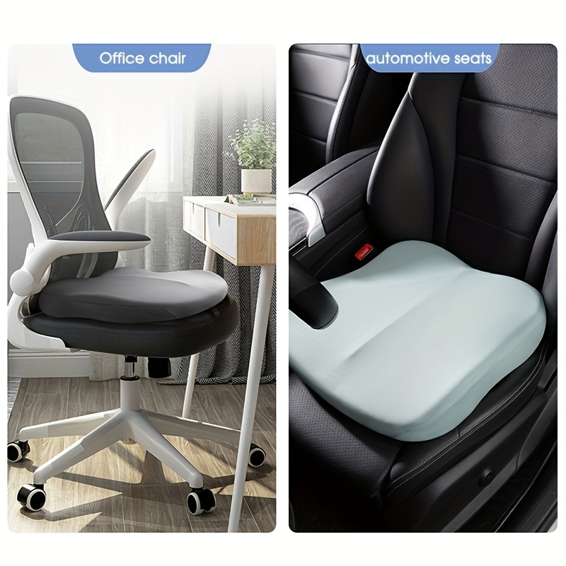 

Ergonomic Memory Foam Car Seat Cushion - Breathable, Comfortable Booster For Enhanced Posture & Support, Fit For All Seasons, Ideal For Home Office & Driving