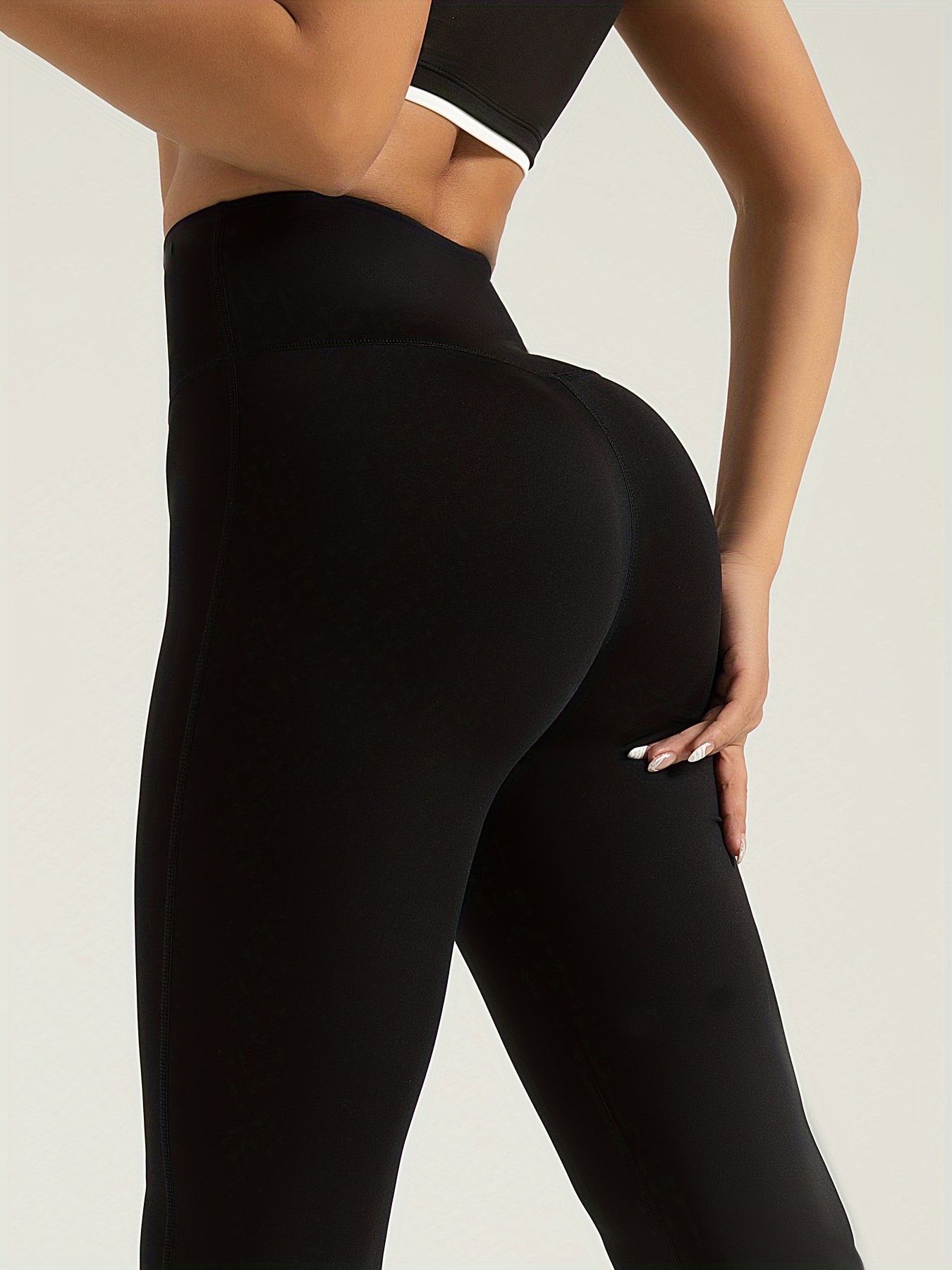 Women's Solid Color Flared Wide-leg Yoga Pants Stretch Leggings Fitness  Full Length Activity Sportswear sportkleding dames - AliExpress