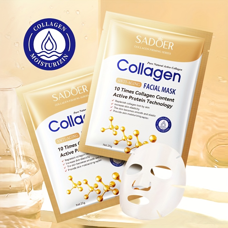 25g*8pcs Collagen Moisturizing Hydrating Patch Mask