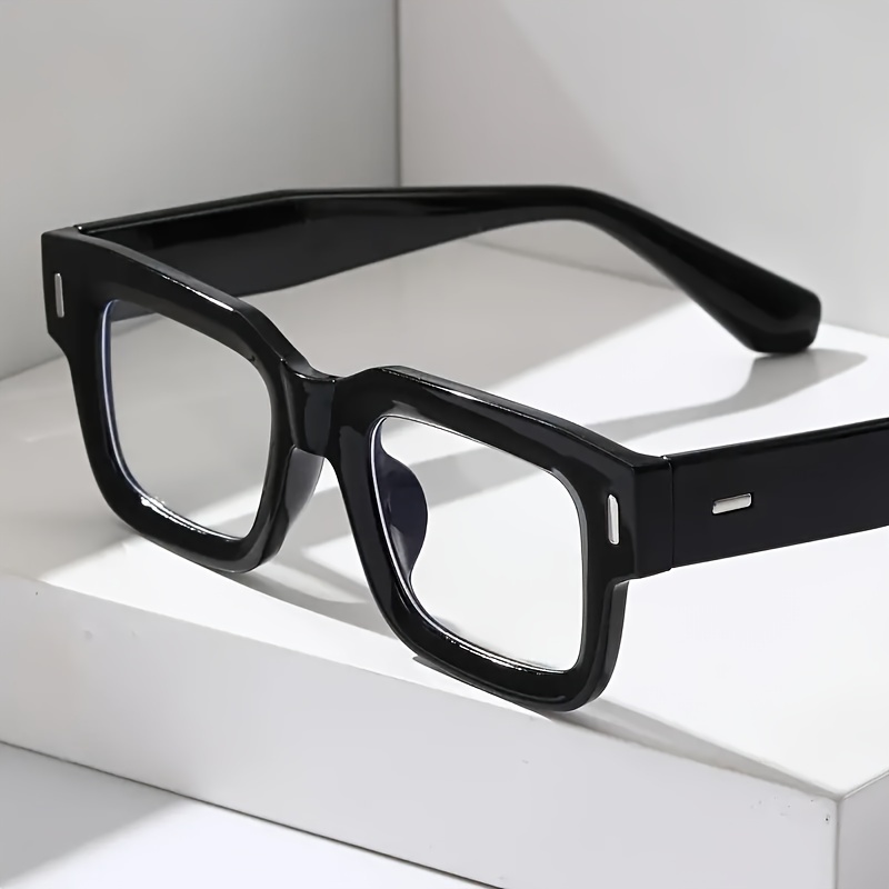 Clear Lens Glasses - Versatile For Casual To Business Wear, Durable Plastic Frame