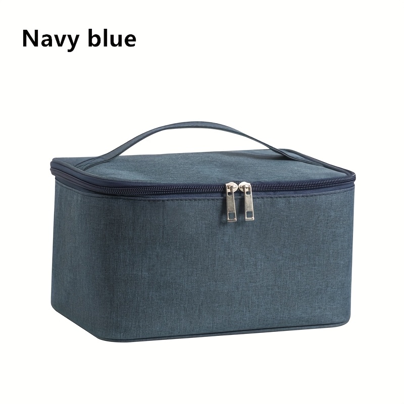 E-shop Kationische, tragbare Make-up-Tasche, strapazierfähig und verschleißfest, Kulturbeutel mit großem Fassungsvermögen, minimalistisches Design,