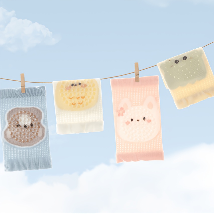 1/2 Pair Random New Style Baby Knee Pads