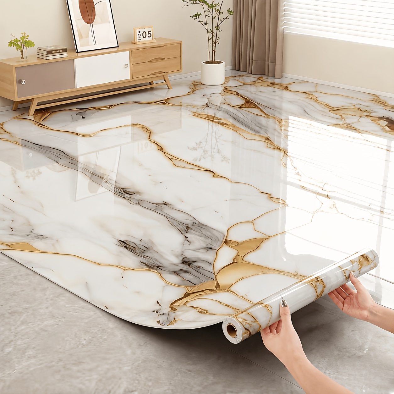 item picture advanced imitation marble pvc waterproof self   wallpaper   renovation and renovation of household bedroom living room kitchen wallpaper bathroom decoration fashionable stickers removable wallpaper home decoration