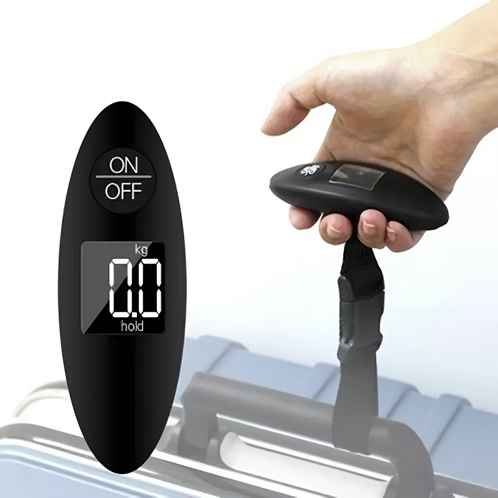 1pc digital luggage scale with battery travel scale luggage weight luggage scale travel digital luggage scale hanging scale luggage weight scale