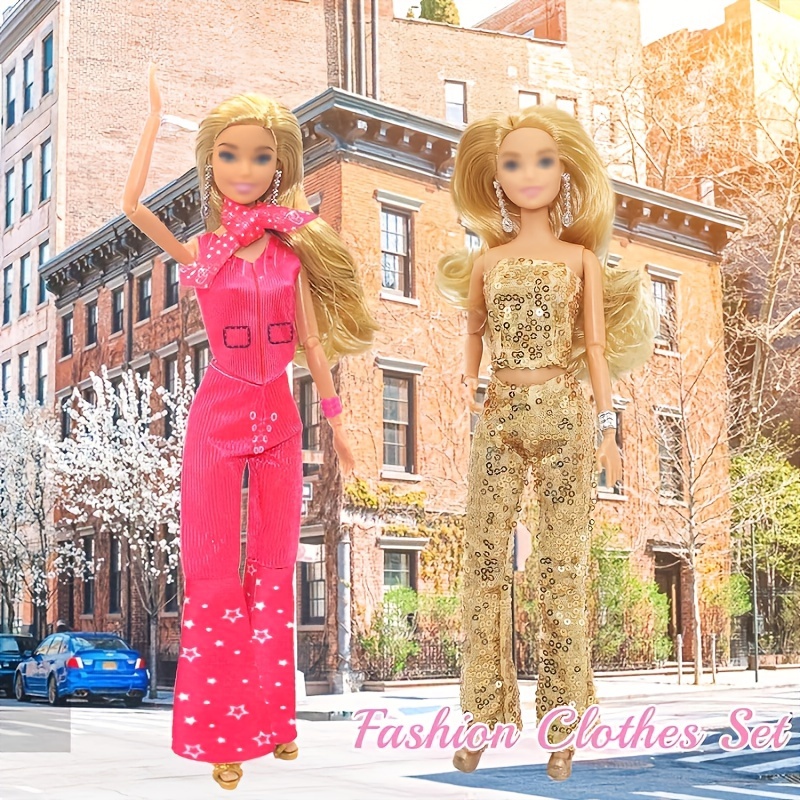 20pcs 30 82 doll clothing random dresses Temu Pakistan