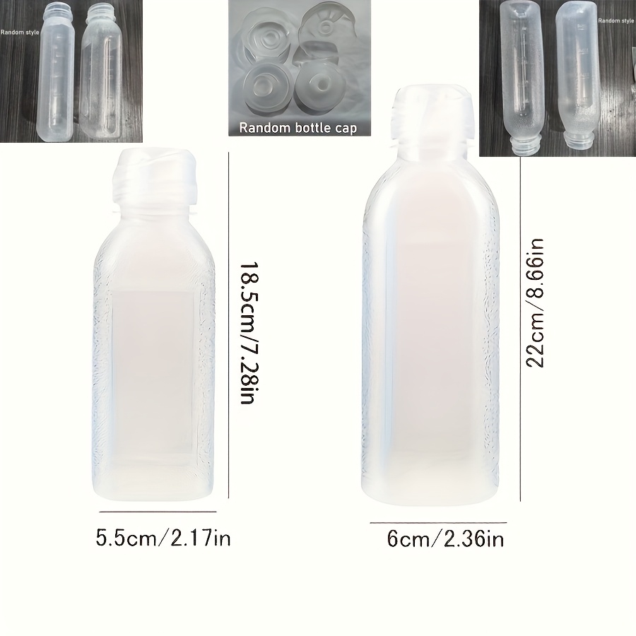 Image of 2pcs Set, 300ml + 500ml Condiment Squeeze Bottles, Non-drip Oil Dispenser, Oil Control Oil Cruet, Soy Sauce And Vinegar Squeeze Bottles, Salad Dressing And Ketchup Squeeze Bottles