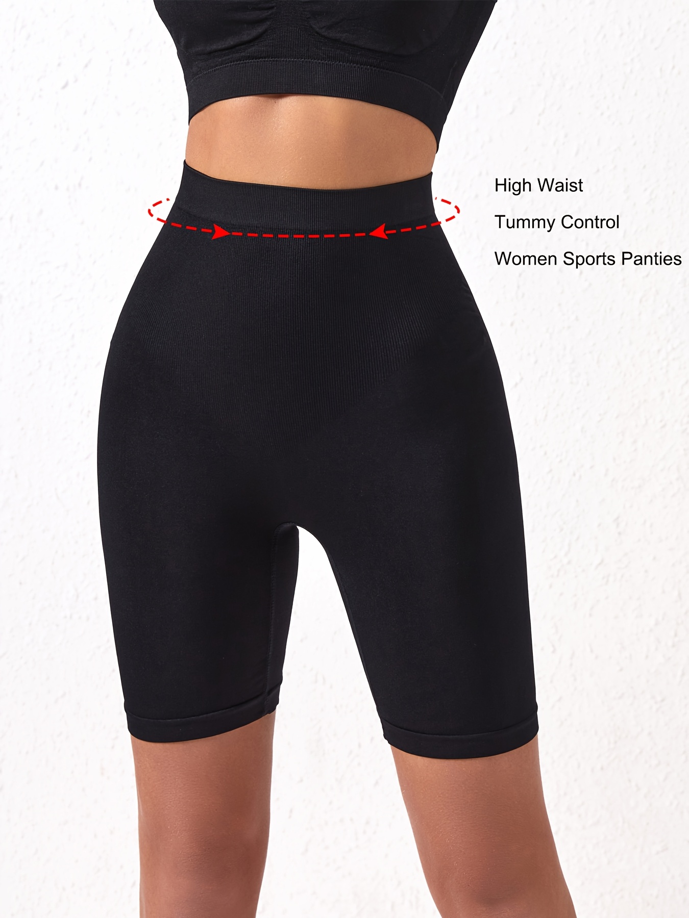 seamless high waist tummy control shorts for women high   yoga sports shapewear underwear women panties