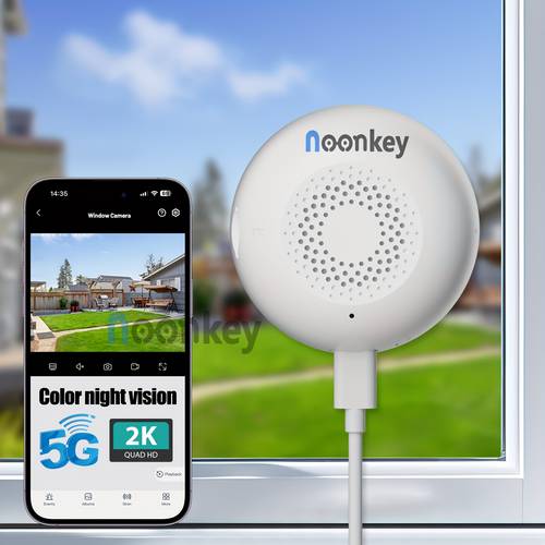 2k wireless window camera 5ghz 2 4ghz wifi indoor cameras for w al color person pet vehicle motion detection recording install