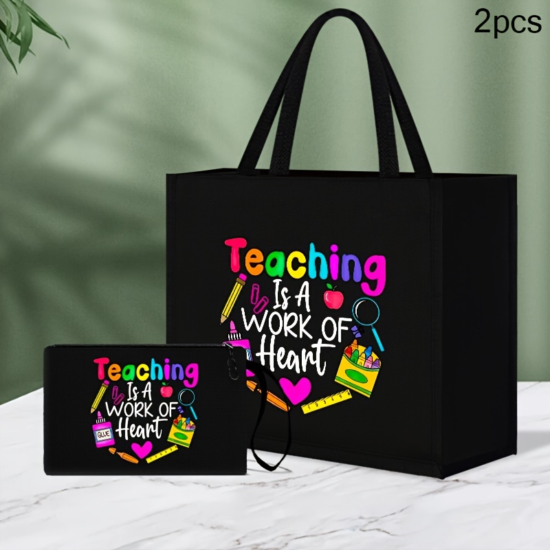 

Teaching- And Cosmetic Bag Set, 2pcs, Positioning , -, Spacious Unlined And No-closure