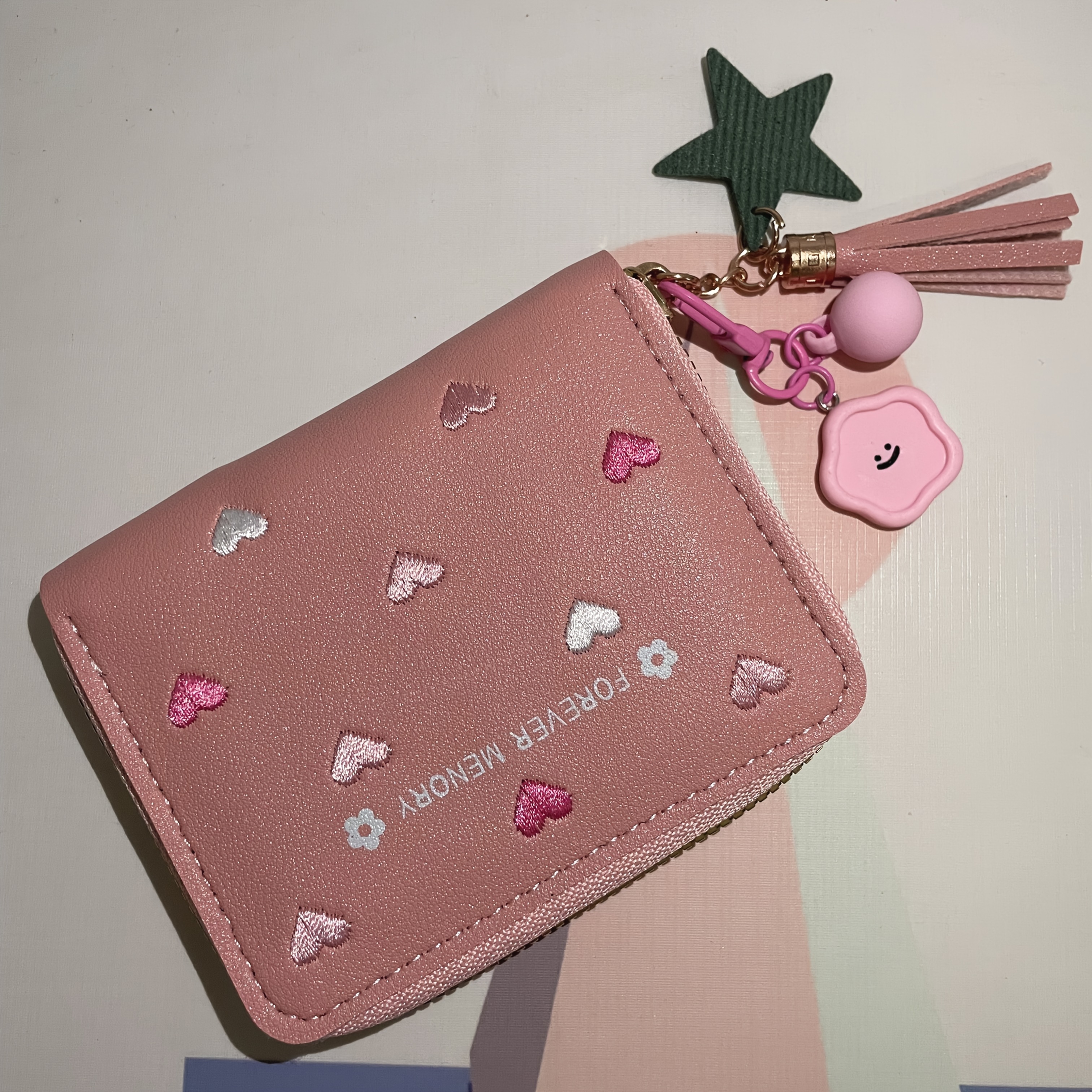 Monedero De Cuero PU Para Mujer, Mini Monederos De Cambio, Carteras De Bolsillo Para Monedas Para Niños, Soporte Para Llavero, Bolsa Con Cremallera, Tarjetero - AliExprs 1524