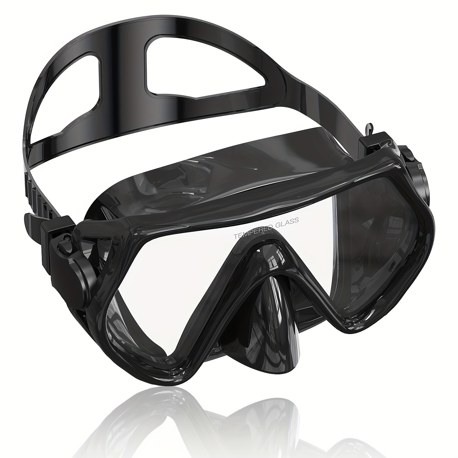 シュノーケルマスク 2個セット ダイビング ゴーグル 強化ガラス 視界  