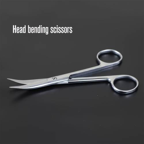 14cm curved surgical scissors stainless steel precision cutting for and cosmetic surgery
