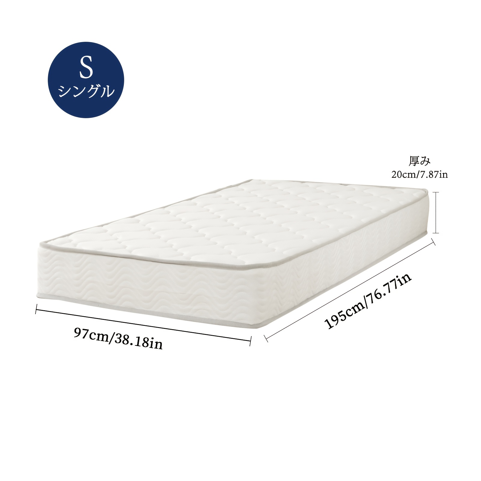 TEMU Mattress Spring Mattress Single Mattress Double Mattress Semi-double Mattress High- Mattress Uniform Support