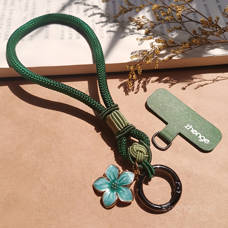 TEMU Ancient Style Knot Woven Wrist Strap Phone Lanyard For Men And Women, Anti-loss Hand Strap, Traditional Chinese Style Phone Case, Universal Fit