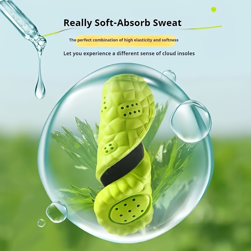 Breathable High Elasticity Sports Insole - Comfortable EVA Material for Running, Basketball, and Daily Wear